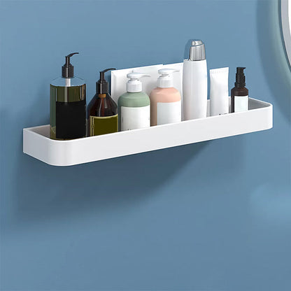 Rynx | White 2-piece Bathroom Hardware Modern Bathroom Accessories Set, Bathroom Shelf