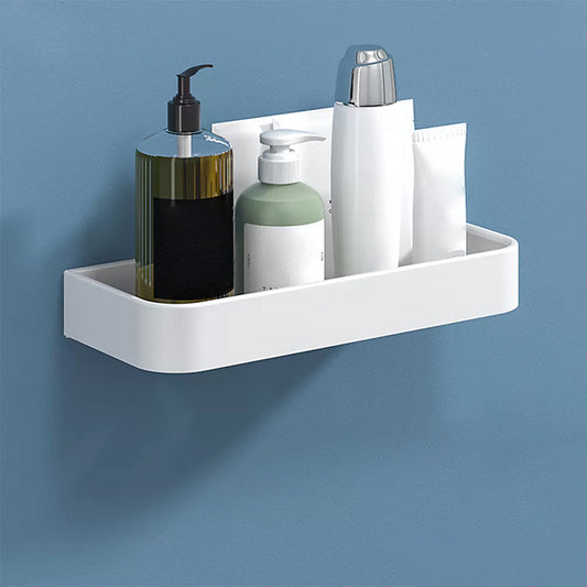 Rynx | White 2-piece Bathroom Hardware Modern Bathroom Accessories Set, Bathroom Shelf