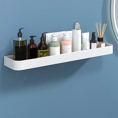 Rynx | White 2-piece Bathroom Hardware Modern Bathroom Accessories Set, Bathroom Shelf