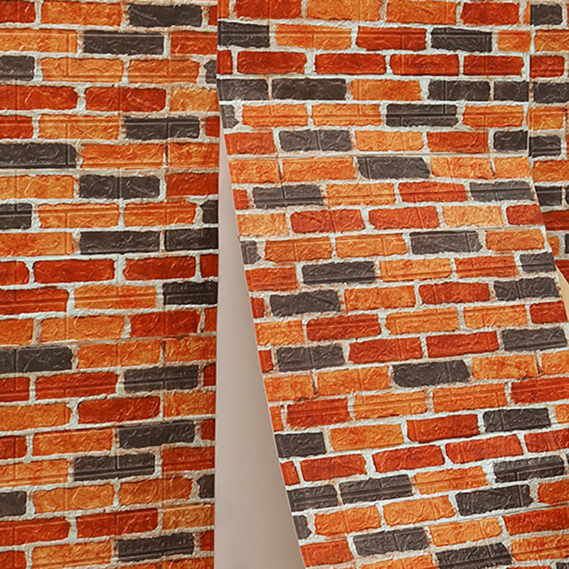 Rynx | Industrial Wall Panel 3D Brick Wall Panels Waterproof Stickers Wall Tiles Set of 10