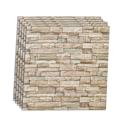 Rynx | Industrial Wall Panel 3D Brick Wall Panels Waterproof Stickers Wall Tiles Set of 10