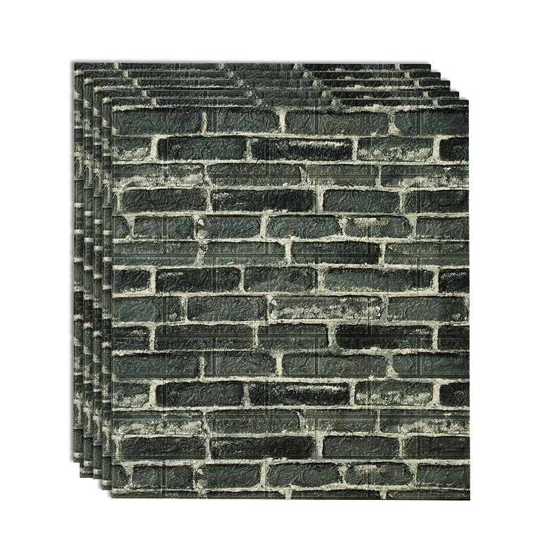 Rynx | Industrial Wall Panel 3D Brick Wall Panels Waterproof Stickers Wall Tiles Set of 10