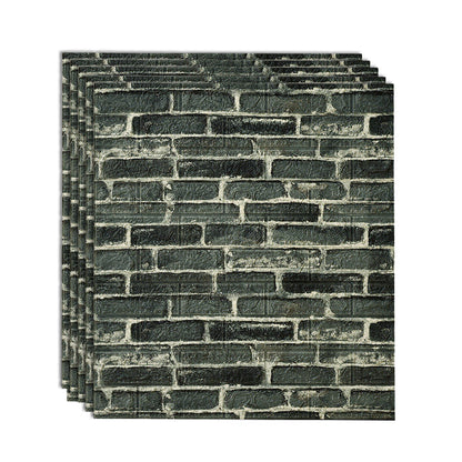 Rynx | Industrial Wall Panel 3D Brick Wall Panels Waterproof Stickers Wall Tiles Set of 10