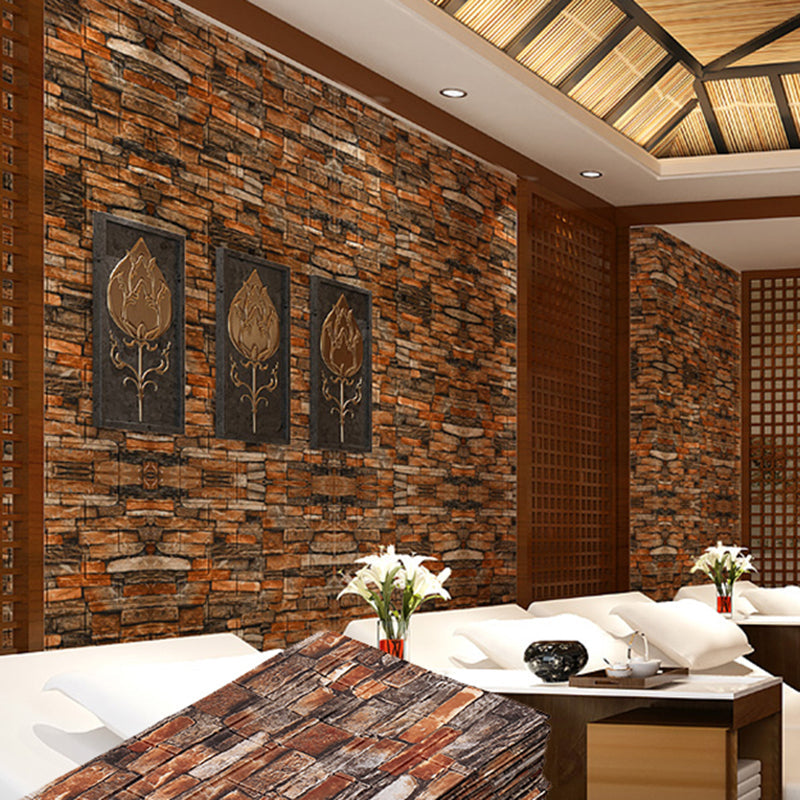 Rynx | Industrial Wall Panel 3D Brick Wall Panels Waterproof Stickers Wall Tiles Set of 10