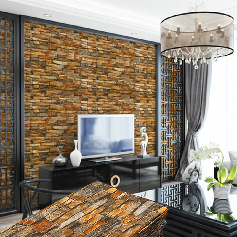 Rynx | Industrial Wall Panel 3D Brick Wall Panels Waterproof Stickers Wall Tiles Set of 10