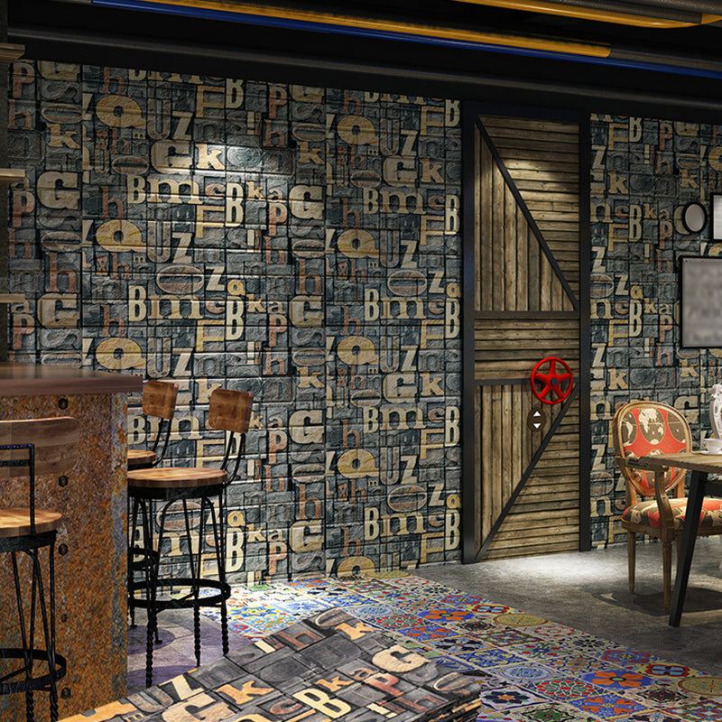 Rynx | Industrial Wall Panel 3D Brick Wall Panels Waterproof Stickers Wall Tiles Set of 10