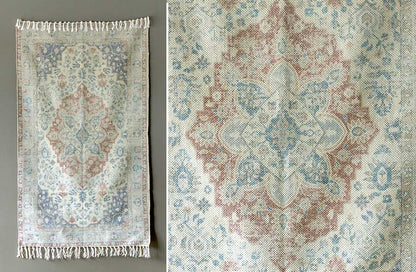 Rynx | 3x5 Persian printed carpet with fringes, Choose your color