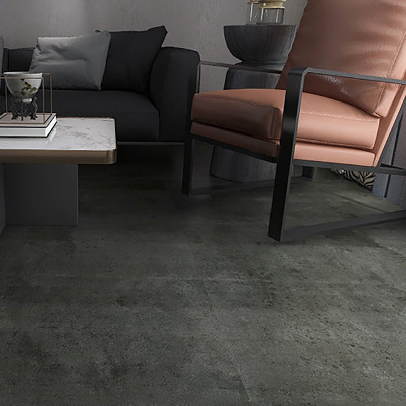 Rynx | Modern Indoor Vinyl Flooring Marble Print Square PVC Vinyl Flooring Black 53.8 square feet - 14 pieces