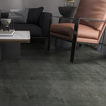 Rynx | Modern Indoor Vinyl Flooring Marble Print Square PVC Vinyl Flooring Black 53.8 square feet - 14 pieces