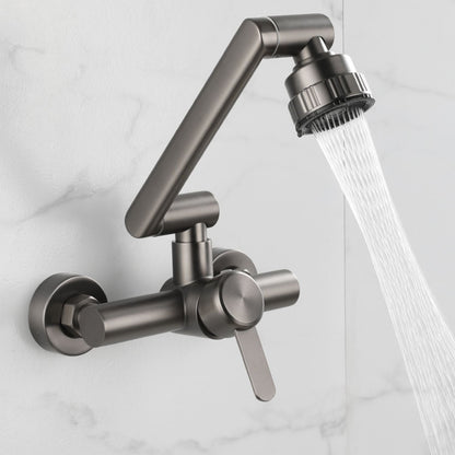 Rynx | Modern Wall-Mounted Kitchen Faucet Single Lever Faucet in Chrome