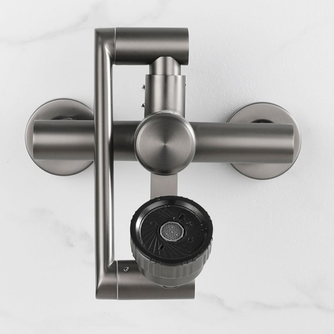 Rynx | Modern Wall-Mounted Kitchen Faucet Single Lever Faucet in Chrome