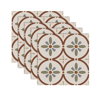 Rynx | Waterproof Peel & Stick Tile Square Pattern Print Single Tile