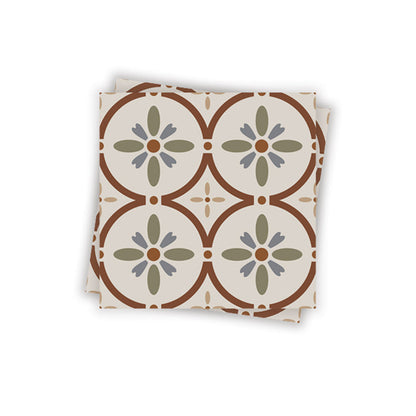 Rynx | Waterproof Peel & Stick Tile Square Pattern Print Single Tile