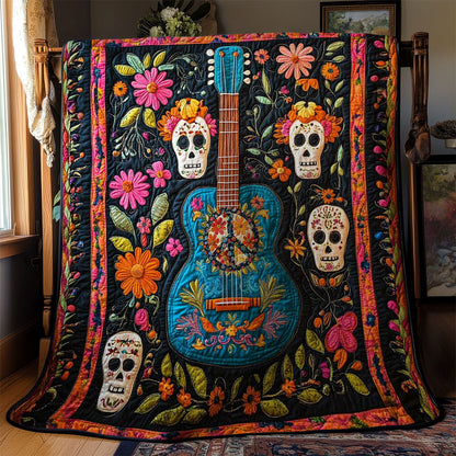 Rynx | Sugar Skull Guitar Quilt