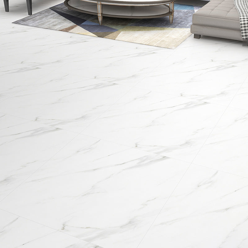 Rynx | Indoor Vinyl Floor Peel and Stick Square PVC Stain Resistant Vinyl Floor Ivory