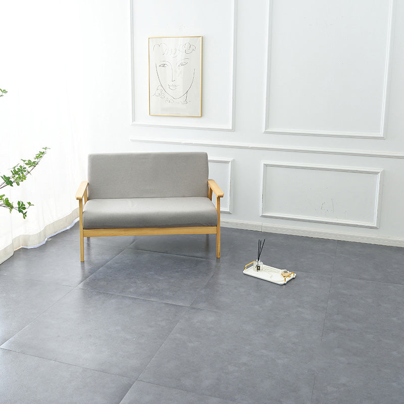 Rynx | Indoor Vinyl Floor Peel and Stick Square PVC Stain Resistant Vinyl Floor Gray