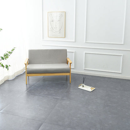 Rynx | Indoor Vinyl Floor Peel and Stick Square PVC Stain Resistant Vinyl Floor Gray