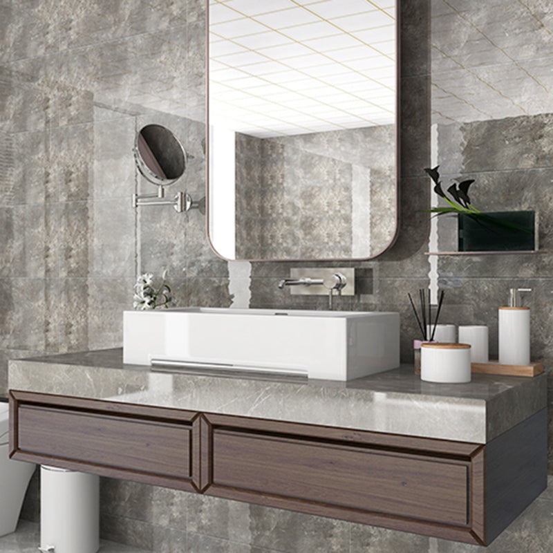 Rynx | PVC Rectangular 3-Pack 12" X 23" Peel & Stick Mosaic Tile Kitchen and Bath Backsplash