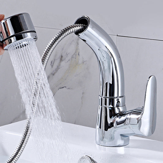 Rynx | Modern Simple Vessel Sink Faucet High Arc Bathroom Sink Faucet