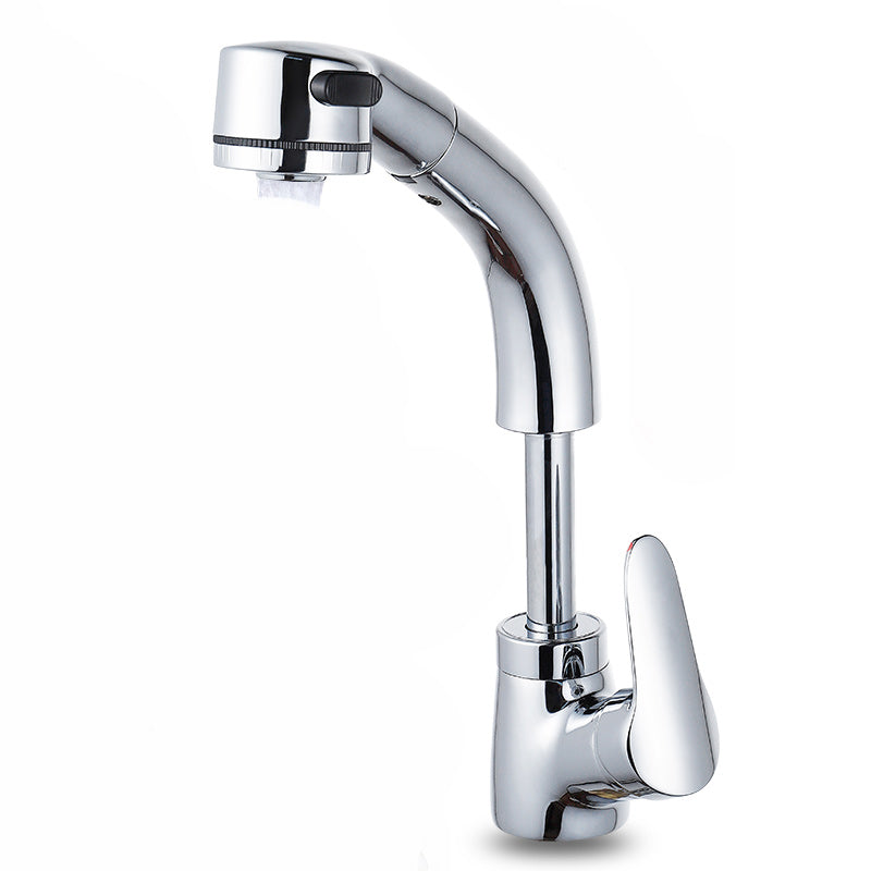 Rynx | Modern Simple Vessel Sink Faucet High Arc Bathroom Sink Faucet