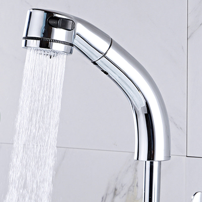 Rynx | Modern Simple Vessel Sink Faucet High Arc Bathroom Sink Faucet