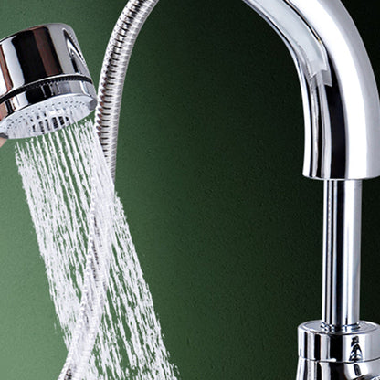 Rynx | Modern Simple Vessel Sink Faucet High Arc Bathroom Sink Faucet