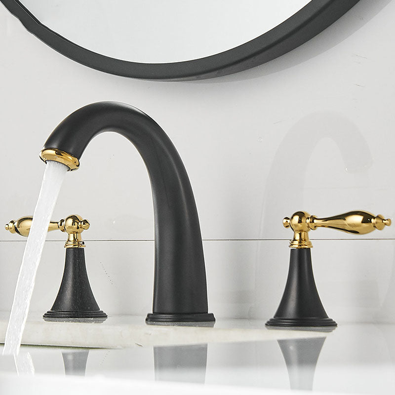 Rynx | Traditional Roman Bathtub Faucet Set Copper Fixed Deck Mount with Handles