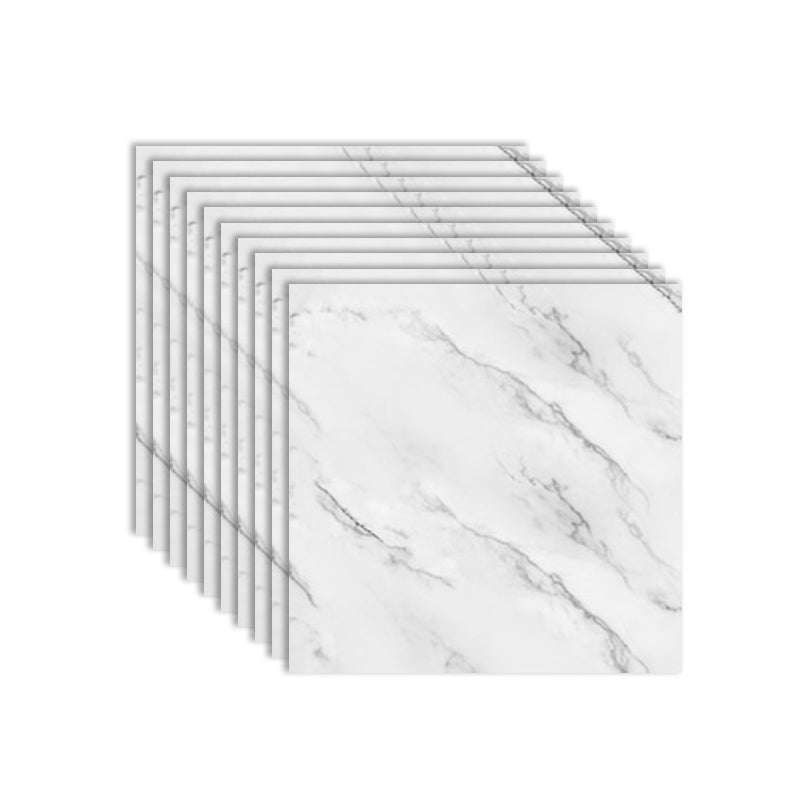 Rynx | Modern PVC Peel and Stick Tile Floor Marble Look Mold Resistant Vinyl Tiles