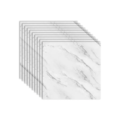 Rynx | Modern PVC Peel and Stick Tile Floor Marble Look Mold Resistant Vinyl Tiles