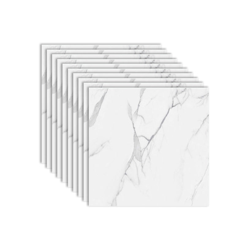 Rynx | Modern PVC Peel and Stick Tile Floor Marble Look Mold Resistant Vinyl Tiles
