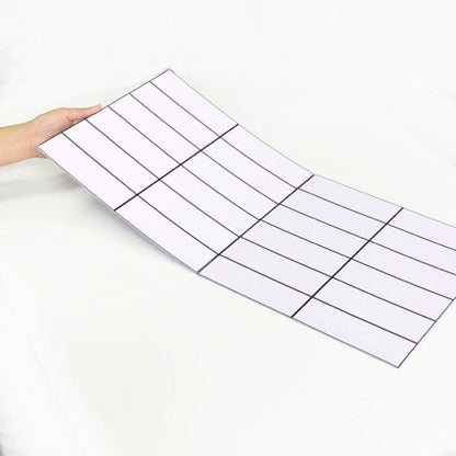 Rynx | Tile Stripping & Sticking Rectangle White Plastic Waterproof Tile Stripping & Sticking for Shower 10-Pack