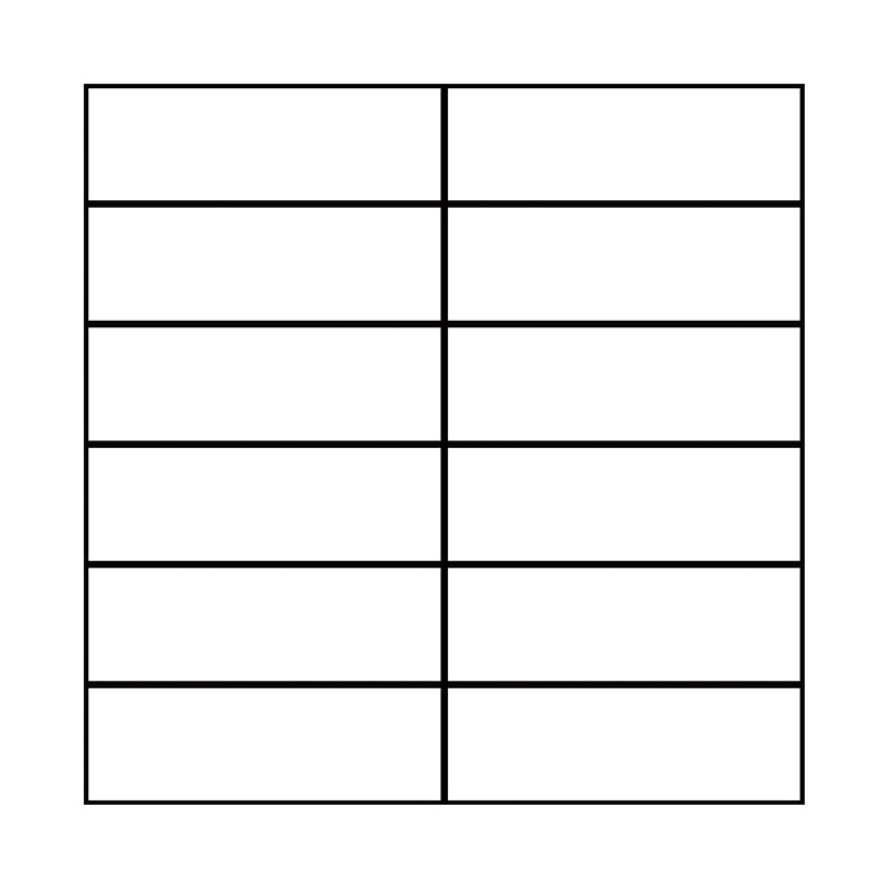 Rynx | Tile Stripping & Sticking Rectangle White Plastic Waterproof Tile Stripping & Sticking for Shower 10-Pack