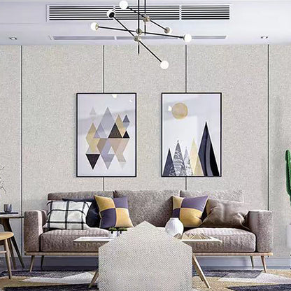 Rynx | Modern Style Linen Wall Panel Living Room Removable Wall Covering