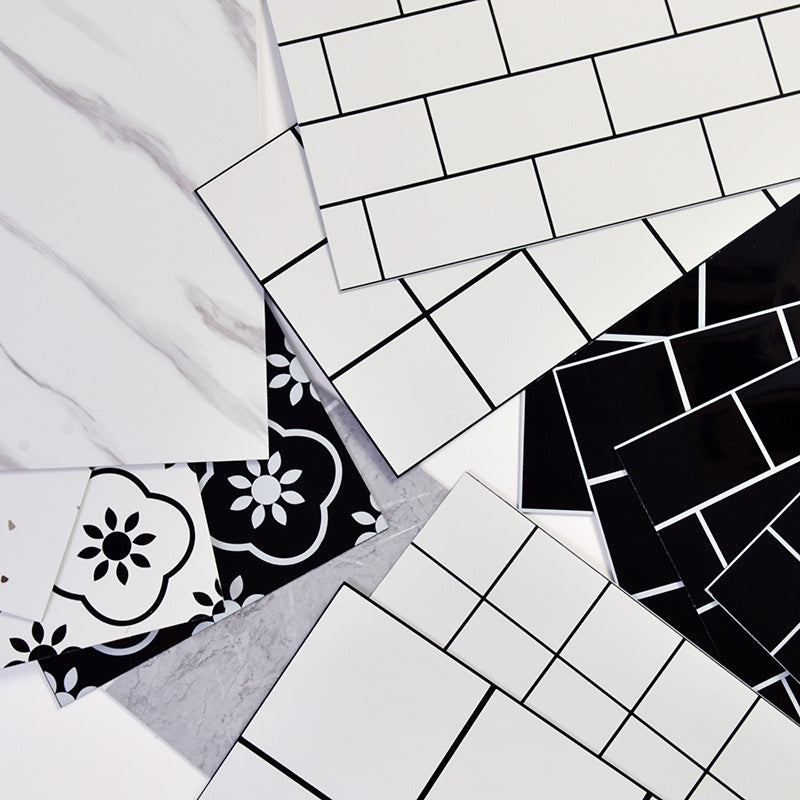 Rynx | Single Tile Wallpaper Peel and Stick Wall Tile with Rectangular