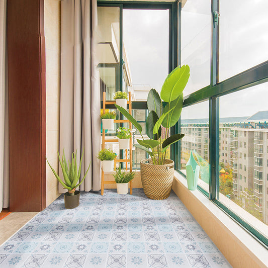 Rynx | Modern Vinyl Plank Flooring Porcelain Tile Look Self-adhesive PVC Flooring