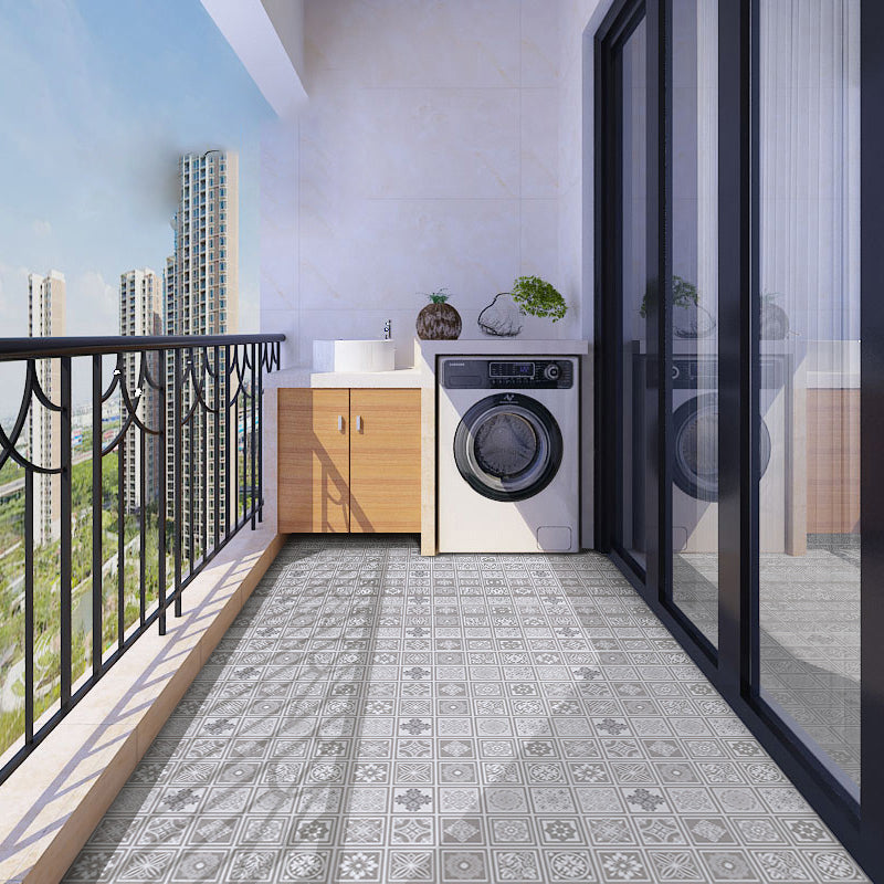 Rynx | Modern Vinyl Plank Flooring Porcelain Tile Look Self-adhesive PVC Flooring