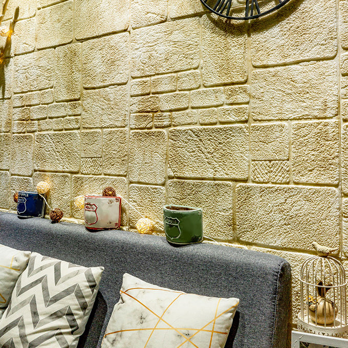 Rynx | Modern Wall Covering 3D Brick Peel and Stick Waterproof Wall Covering