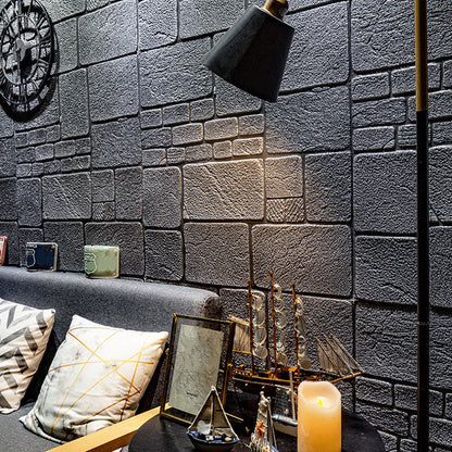 Rynx | Modern Wall Covering 3D Brick Peel and Stick Waterproof Wall Covering