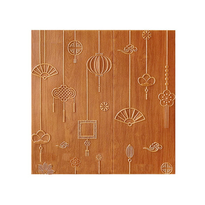 Rynx | Contemporary Wall Panels Self-Adhesive Waterproof Cartoon 3D Print Wall Covering