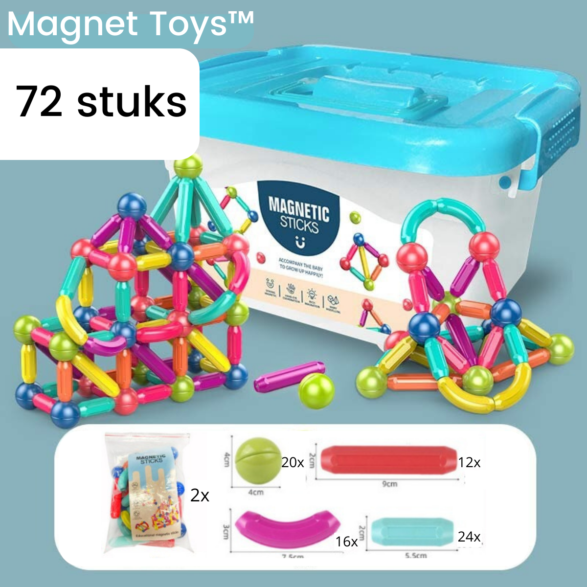 Rynx | Magnetic Construction Set - Educational Creative Toys