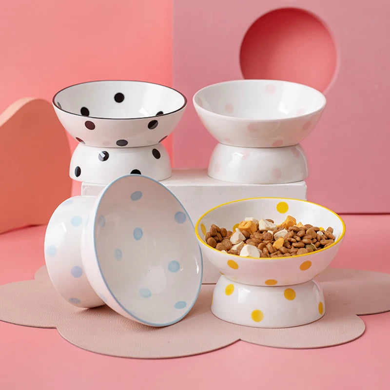Rynx | Elevated ceramic pet bowl for small dogs and cats