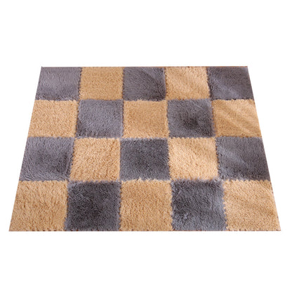 Rynx | Modern Carpet Tiles Interlocking Color Block Shag Carpet Tiles