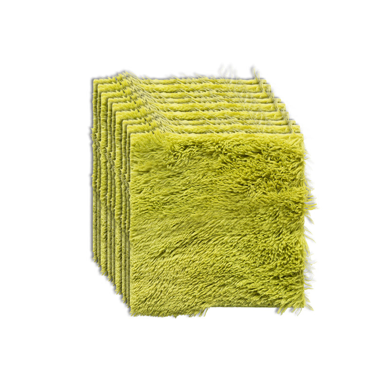 Rynx | Modern Carpet Tiles Interlocking Color Block Shag Carpet Tiles