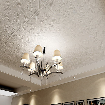 Rynx | Modern Wall Panel Floral 3D Print Peel and Stick Waterproof Wall Panels