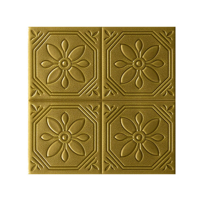 Rynx | Modern Wall Panel Floral 3D Print Peel and Stick Waterproof Wall Panels