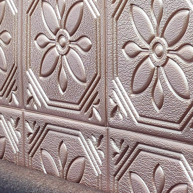 Rynx | Modern Wall Panel Floral 3D Print Peel and Stick Waterproof Wall Panels