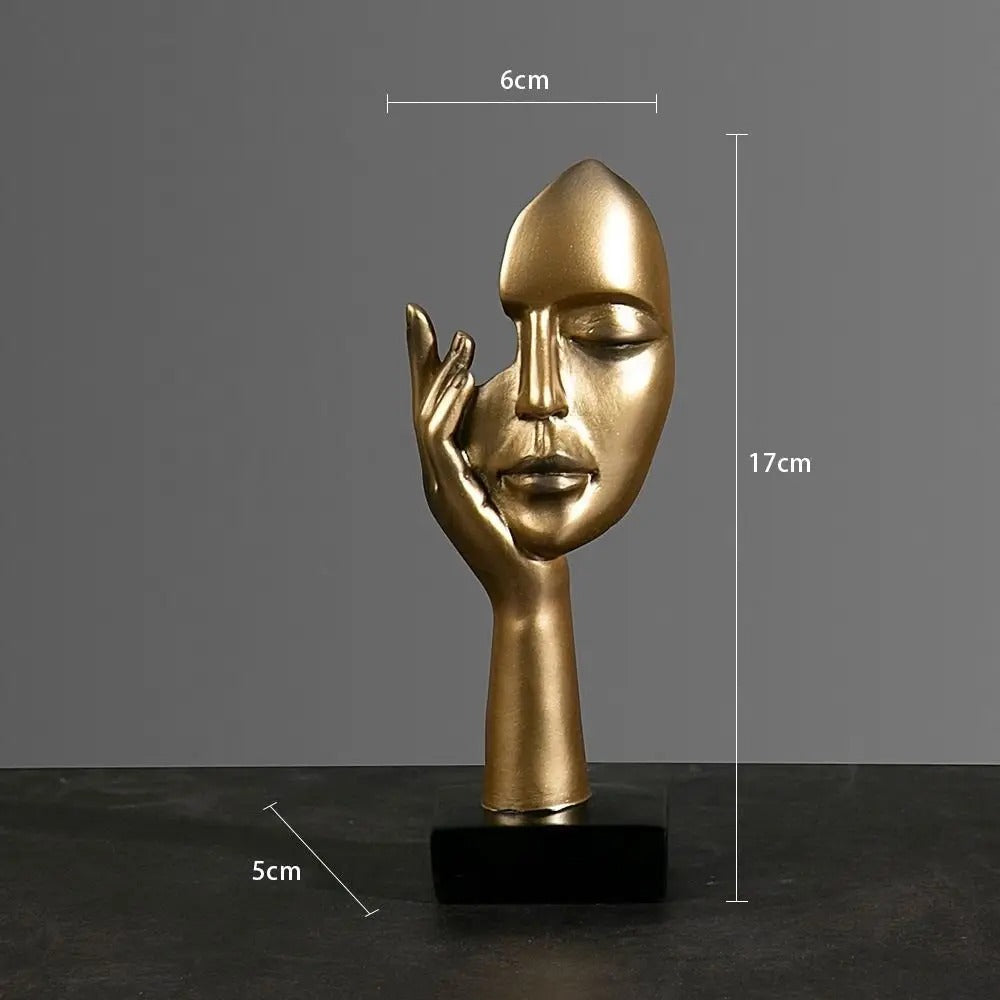 Rynx | NordicMuse Abstract Face Sculpture