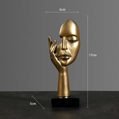 Rynx | NordicMuse Abstract Face Sculpture