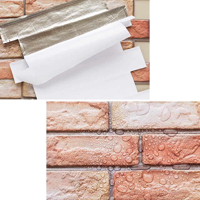 Rynx | Modern 3D Brick Wall Panel Peel and Stick Waterproof Wall Covering
