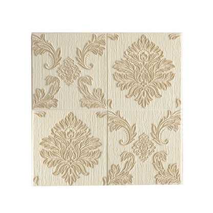 Rynx | Modern Wall Panel 3D Floral Print Peel and Stick Waterproof Wall Covering
